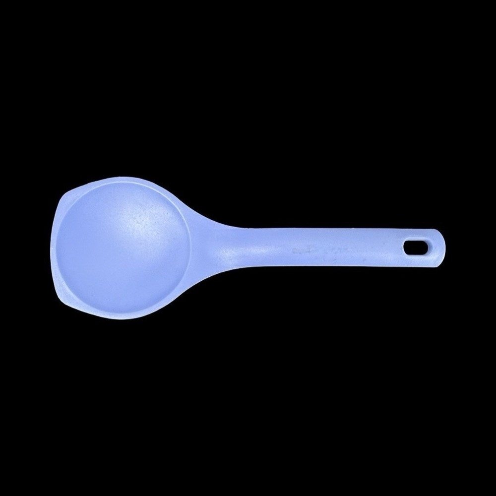 Tupperware Rice Paddle Spoon Scraper Long #3189C-4 Blue